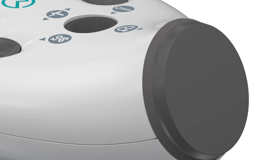 Stethoscope audio streamed to the doctor's screen